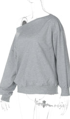 Brookelynn Off Shoulder Sweatshirt