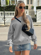Brookelynn Off Shoulder Sweatshirt