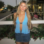 Brylei Mesh Halter Top