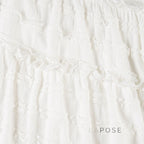 Bryn Ruffle Asymmetric Maxi Skirt