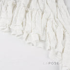 Bryn Ruffle Asymmetric Maxi Skirt