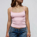 Brystol Striped Camisole Crop Top