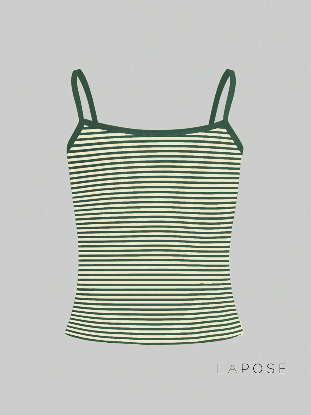 Brystol Striped Camisole Crop Top