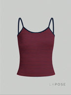 Brystol Striped Camisole Crop Top