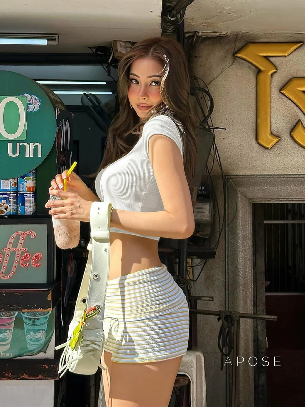 Chasidy Waist-Cinching Crop Top