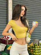 Chasidy Waist-Cinching Crop Top