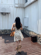 Chaya Strapless Floral Mini Dress