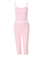 Ciara Lace Detail Pants Set