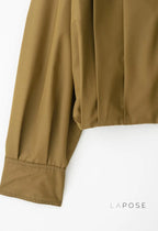 Cierra Pleated Cropped Windbreaker