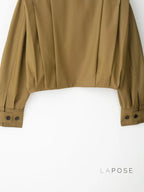 Cierra Pleated Cropped Windbreaker