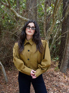 Cierra Pleated Cropped Windbreaker