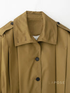 Cierra Pleated Cropped Windbreaker