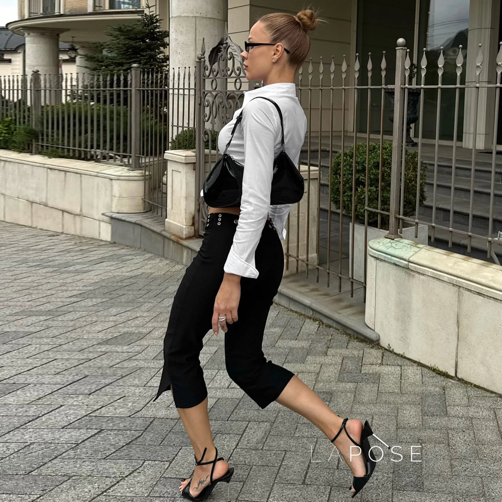 Clarke Tie-Front Crop Top
