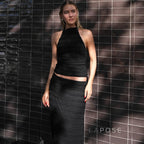 Connor Halter Midi Skirt Set