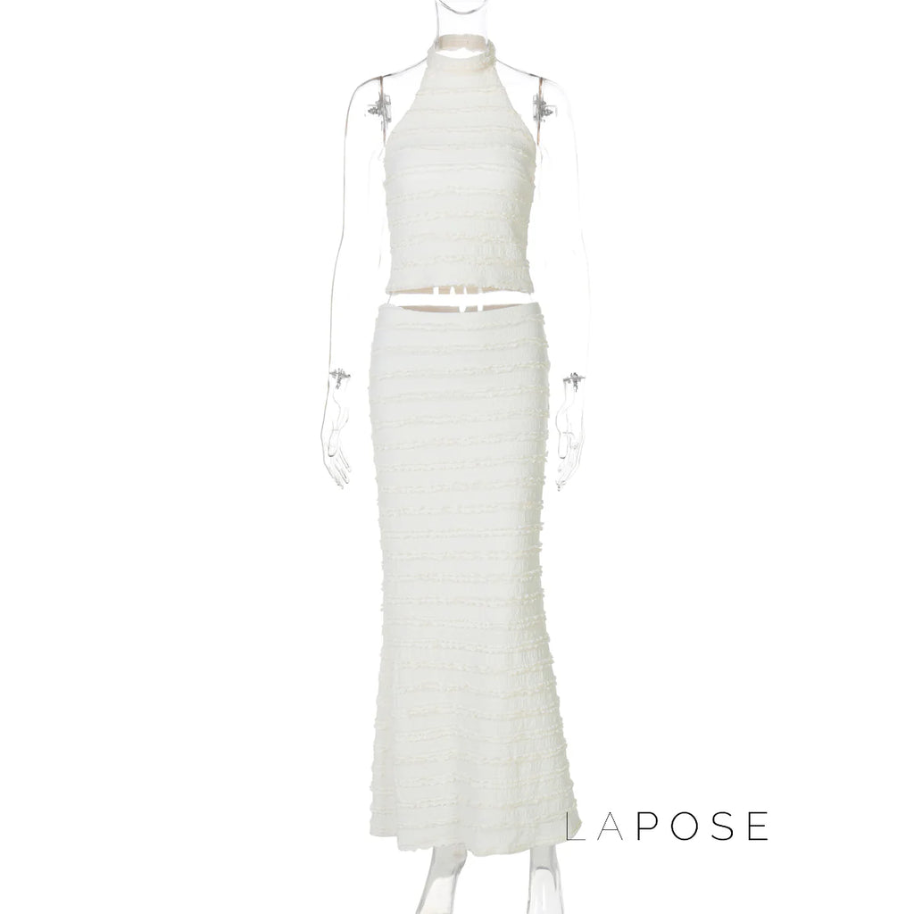 Connor Halter Midi Skirt Set