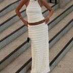 Connor Halter Midi Skirt Set