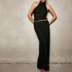 Connor Halter Midi Skirt Set