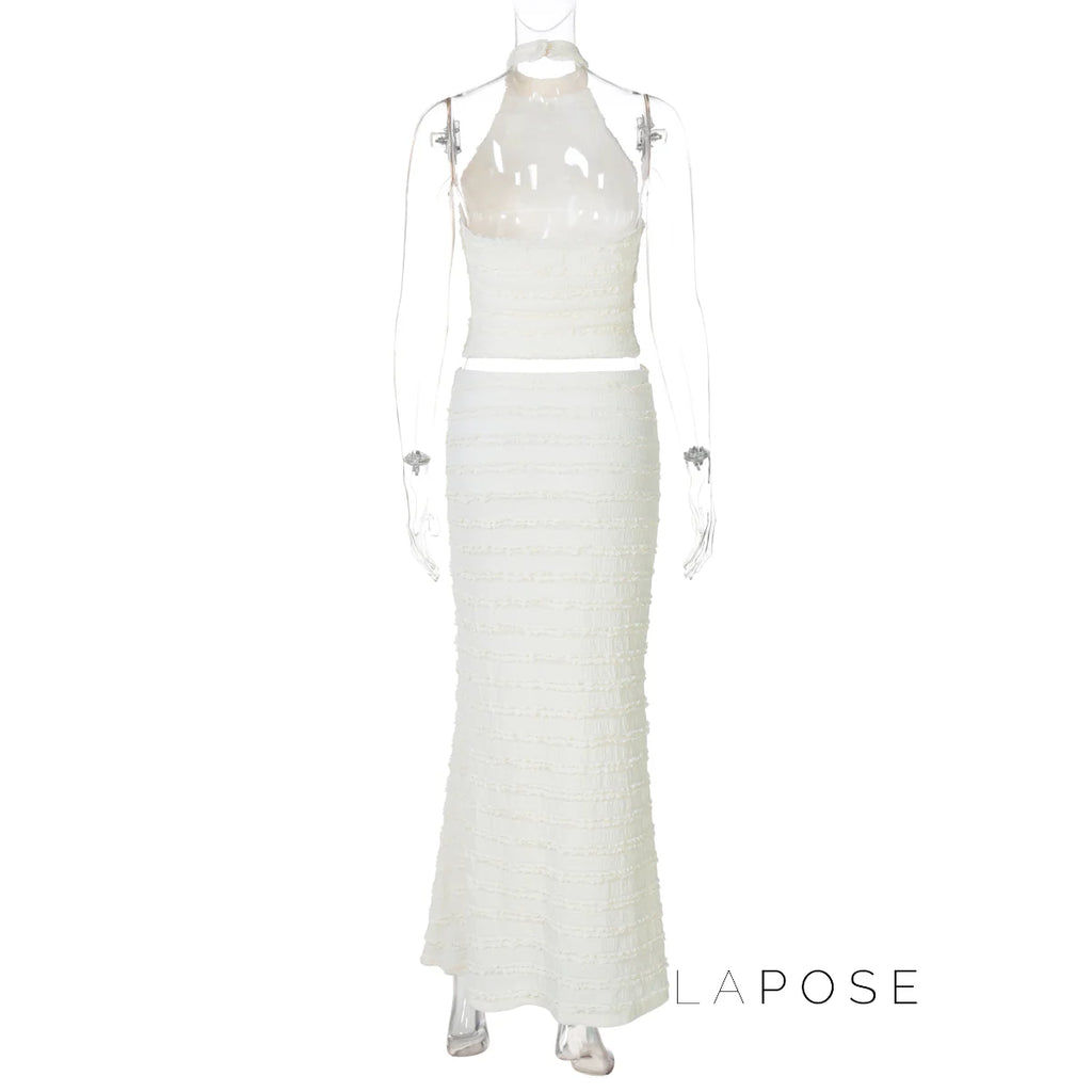 Connor Halter Midi Skirt Set