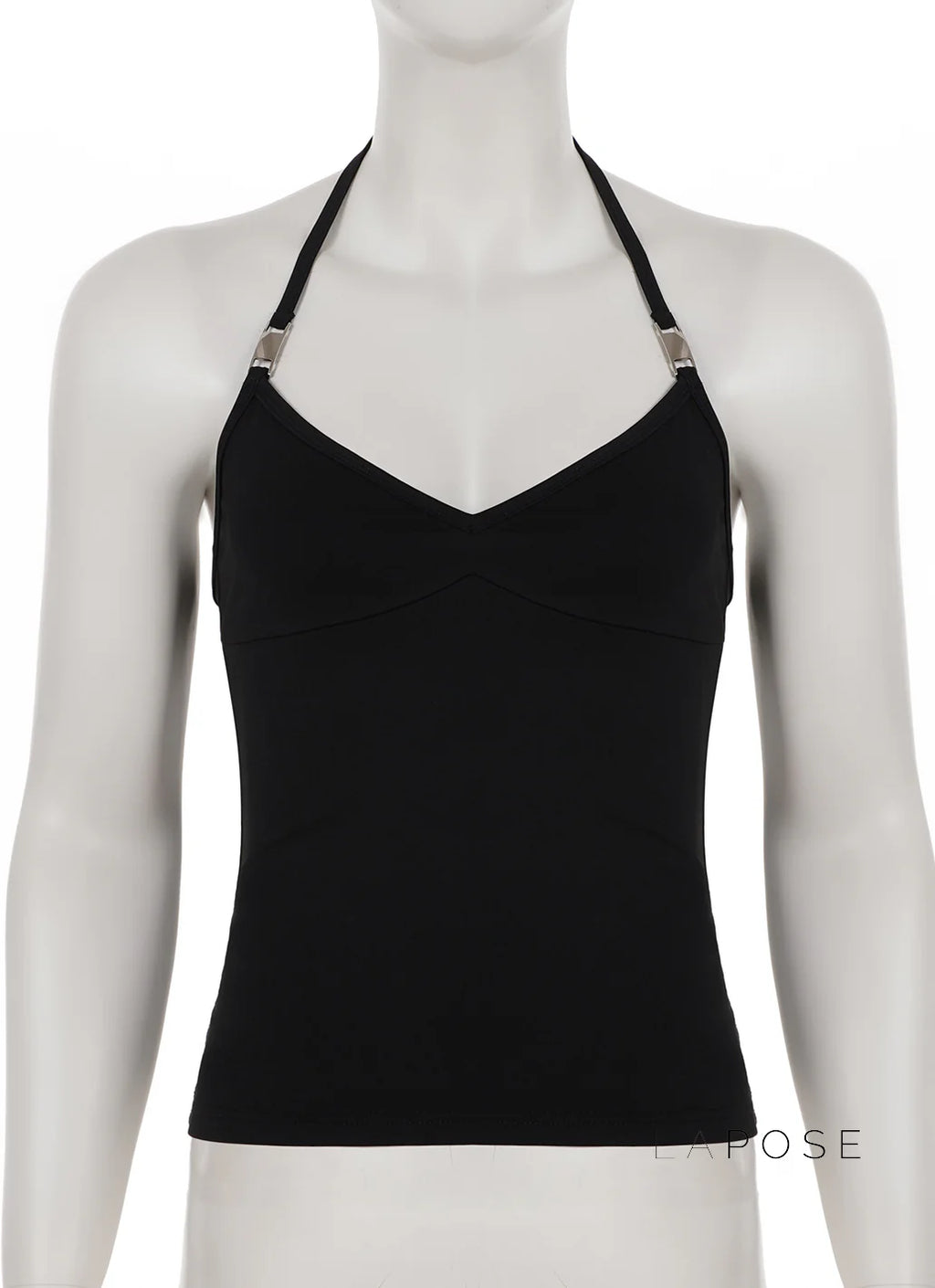 Coraline Metal Halter Top