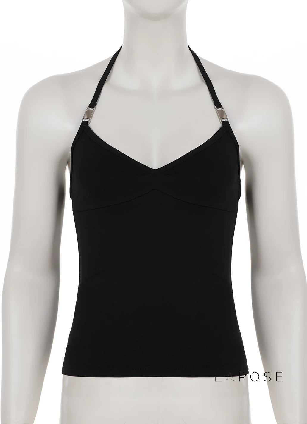 Coraline Metal Halter Top