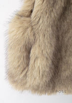 Corbin Faux Fur Lapel Vest