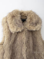 Corbin Faux Fur Lapel Vest
