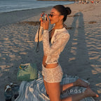 Cruz Jacquard Short Set