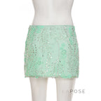 Dakoda Star Sequin Mini Skirt