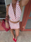 Dayna Polka Dot Skirt Set