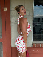 Dayna Polka Dot Skirt Set