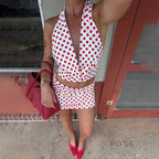 Dayna Polka Dot Skirt Set