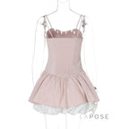 Dejah Pink Ballet Mini Dress