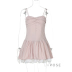 Dejah Pink Ballet Mini Dress