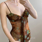 Denali Paisley Ruched Camisole