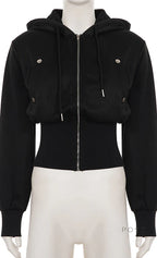 Dhanvi Slim Fit Zip Hoodie