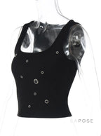 Diem Eyelet Tube Top