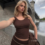 Dim Maillard Pleated Skirt Set