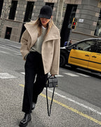 Edna Double-Breasted Wool Coat