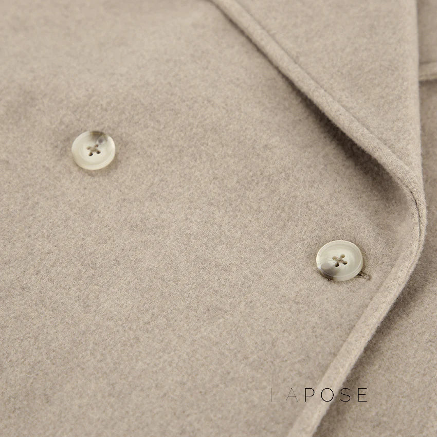 Edna Double-Breasted Wool Coat