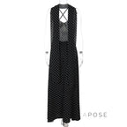 Eleanore Polka Dot Halter Maxi Dress