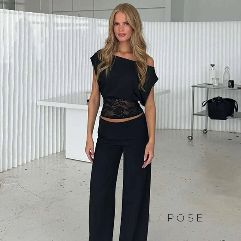 Elize Lace Off Shoulder Top