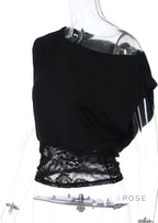 Elize Lace Off Shoulder Top