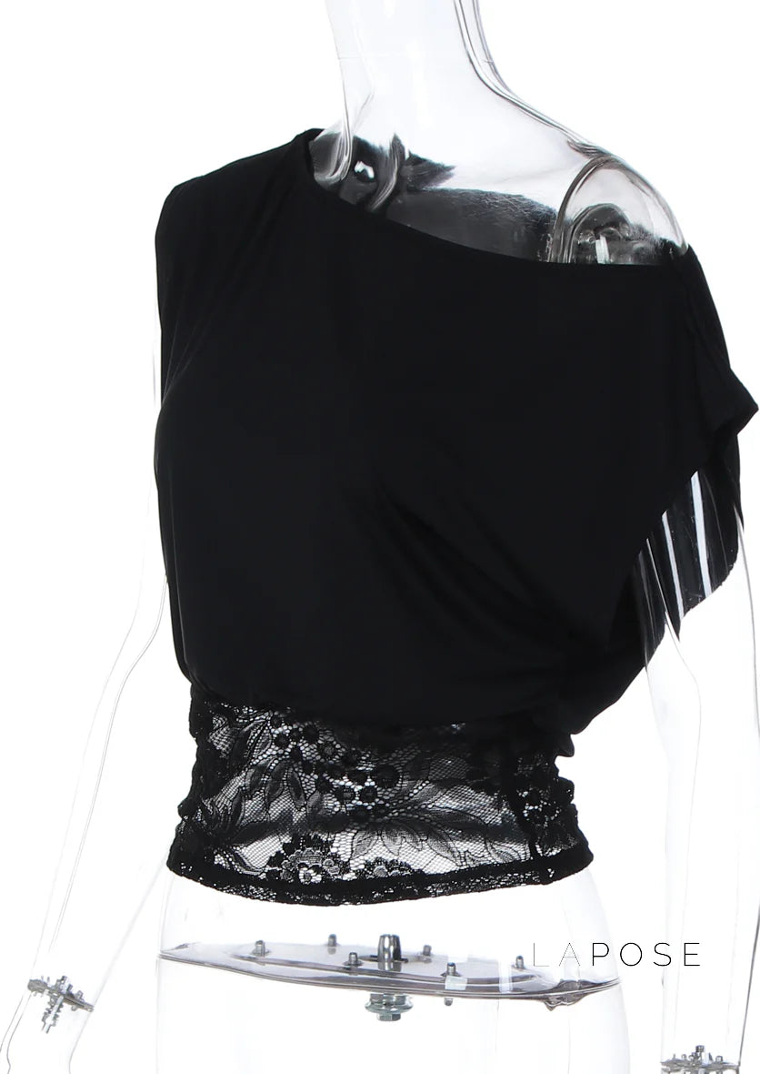 Elize Lace Off Shoulder Top