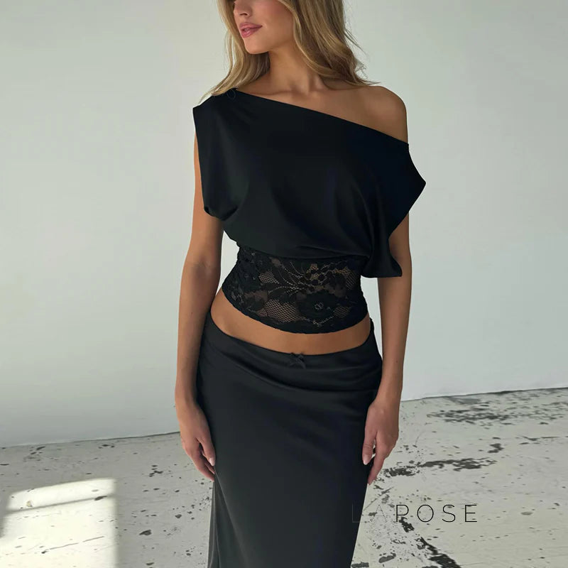 Elize Lace Off Shoulder Top