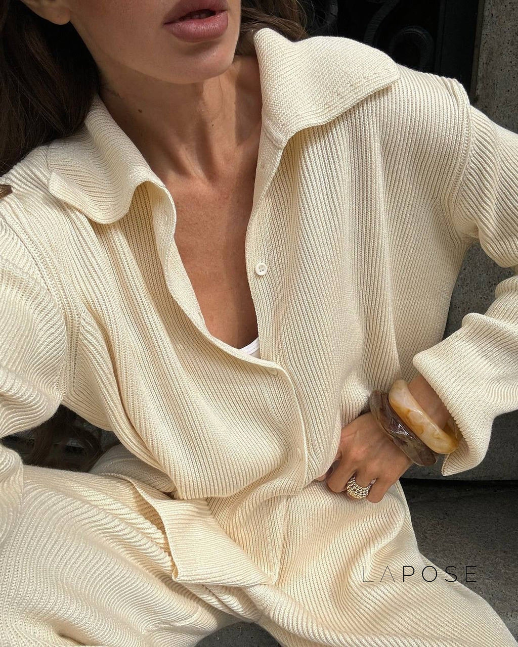 Elliana Lapel Lounge Set