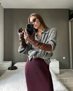 Elliana Lapel Lounge Set