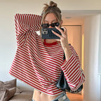 Elva Contrast Stripe Long Sleeve Top