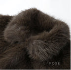 Eman Plush Faux Fur Jacket