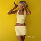 Emorie Square Neck Short Set