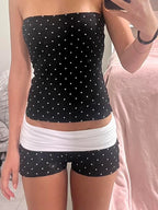 Emryn Polka Dot Shorts Set